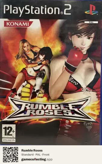 Rumble Roses PlayStation 2, PAL box front