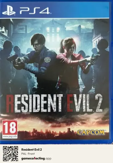 Resident Evil 2 PlayStation, PAL box front