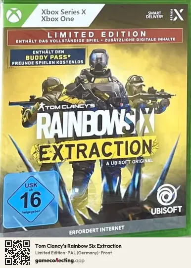 Tom Clancy's Rainbow Six Extraction Xbox Series X, Germany box front