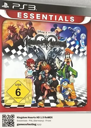 Kingdom Hearts HD 1.5 ReMIX PlayStation 3, Germany box front