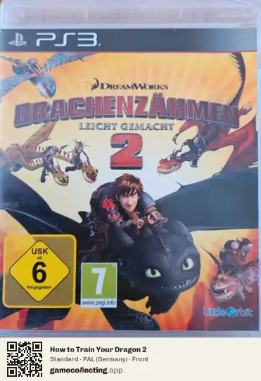 How to Train Your Dragon 2 PlayStation 3, Germany box front