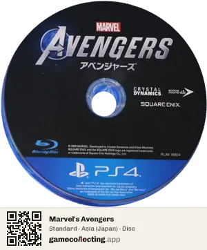 Marvel's Avengers PlayStation 4, Asia disc