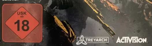 Call of Duty: Black Ops 4, the USK square on its front