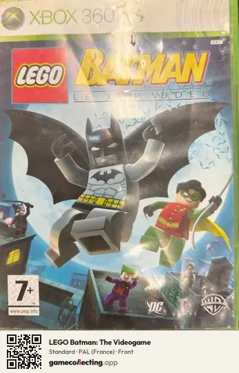 LEGO Batman: The Videogame Xbox 360, France box front