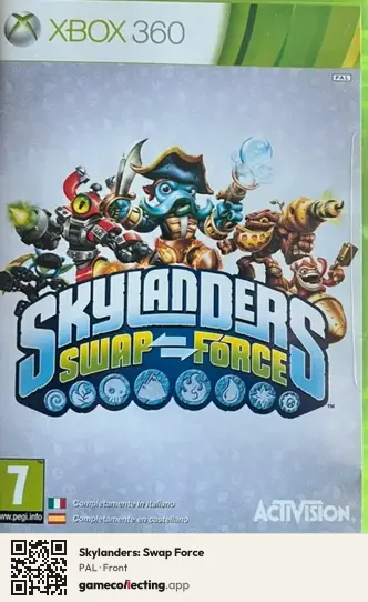 Skylanders: Swap Force Xbox 360, PAL box front
