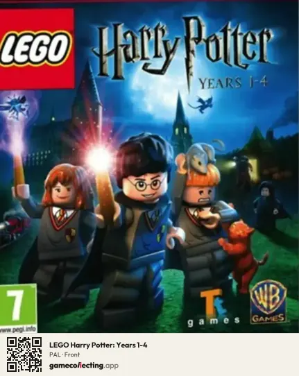 LEGO Harry Potter: Years 1-4 PlayStation 3, PAL box front