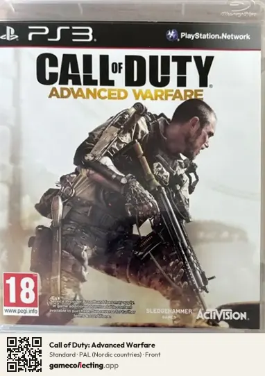Call of Duty: Advanced Warfare PlayStation 3, Nordic countries box front