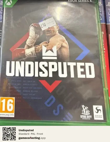 Undisputed Xbox Series X, PAL box front