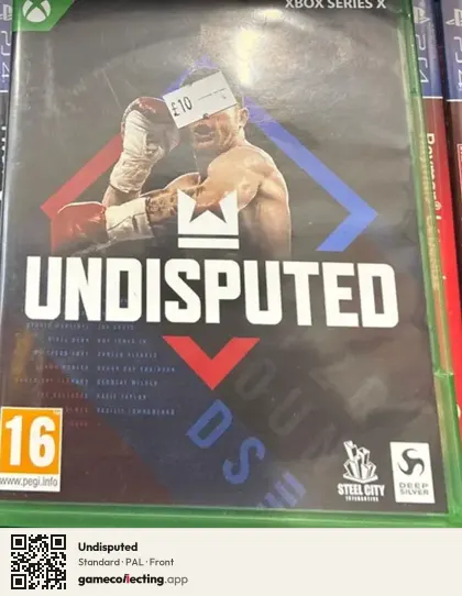 Undisputed Xbox Series X, PAL box front