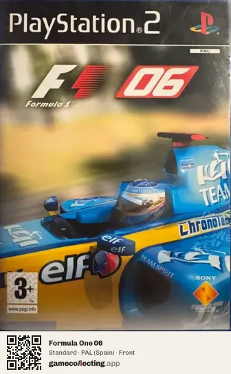 Formula One 06 PlayStation 2, Spain box front