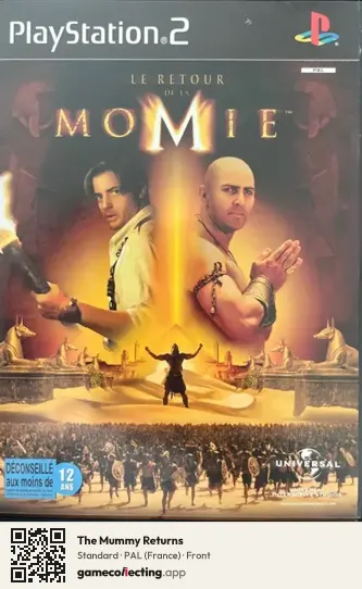 The Mummy Returns PlayStation 2, France box front