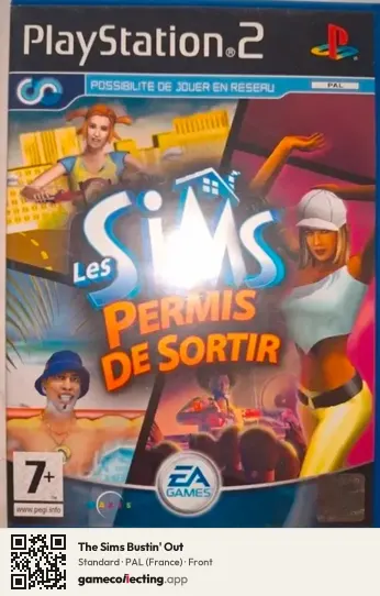 The Sims Bustin' Out PlayStation 2, France box front