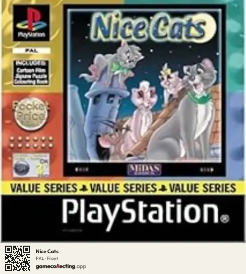 Nice Cats PlayStation, PAL box front