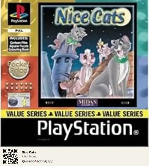 Nice Cats PlayStation, PAL box front
