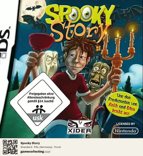 Spooky Story Nintendo DS, Germany box front