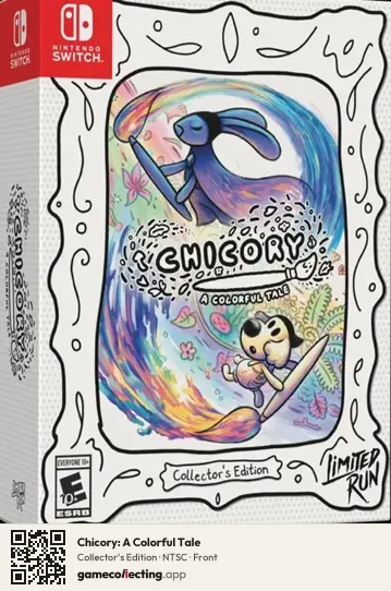 Chicory: A Colorful Tale Nintendo Switch, NTSC box front