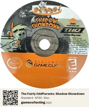 The Fairly OddParents: Shadow Showdown Nintendo GameCube, NTSC disc
