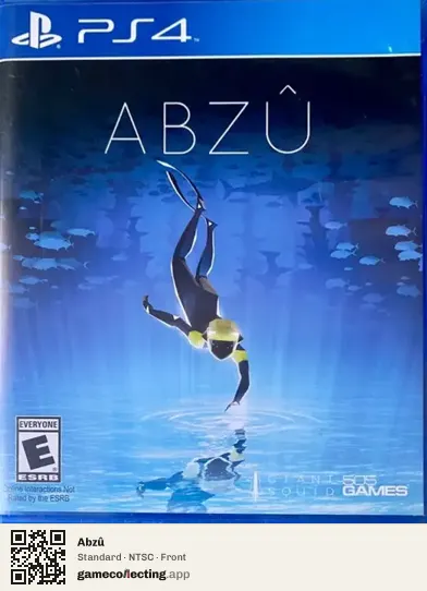 Abzû PlayStation 4, NTSC box front
