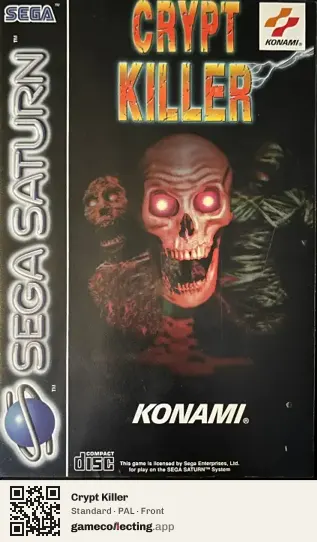 Crypt Killer Sega Saturn, PAL box front