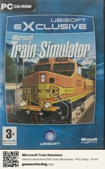 Microsoft Train Simulator Computer, Italy box front