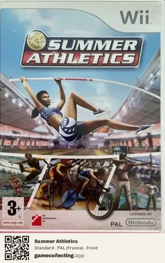 Summer Athletics Nintendo Wii, France box front