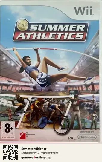 Summer Athletics Nintendo Wii, France box front