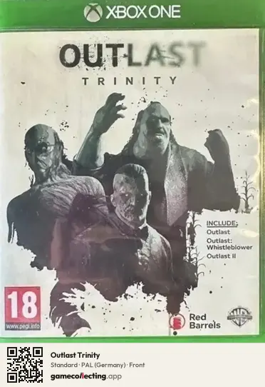 Outlast Trinity Xbox One, Germany box front