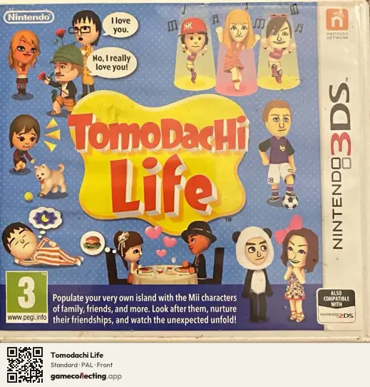 Tomodachi Life Nintendo 3DS, PAL box front