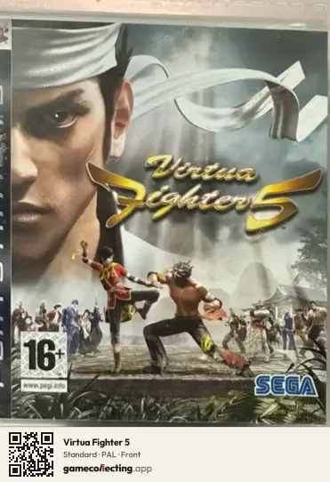 Virtua Fighter 5 PlayStation 3, PAL box front