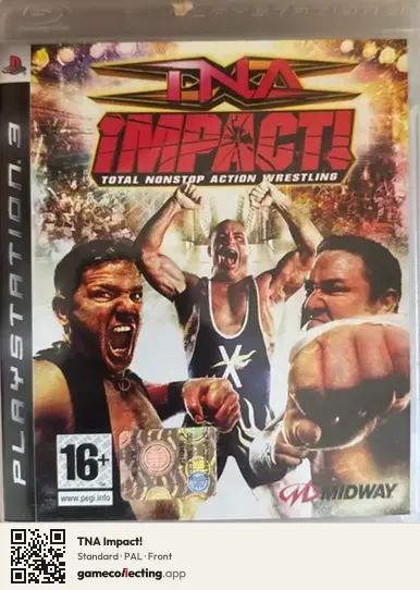 TNA Impact! PlayStation 3, PAL box front