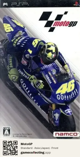 MotoGP PlayStation Portable, Asia box front