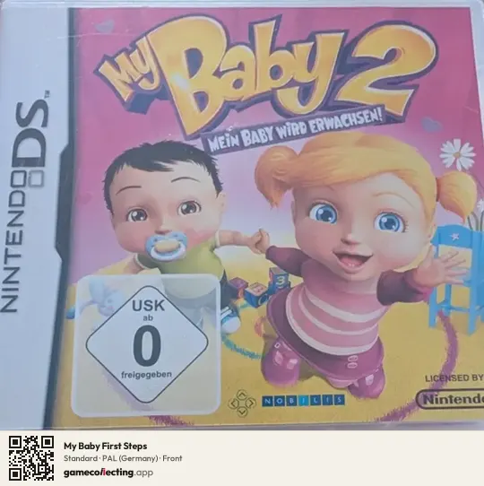 My Baby First Steps Nintendo DS, Germany box front