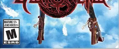 Bayonetta, the ESRB box on its front