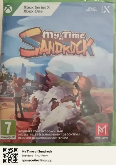 My Time at Sandrock Xbox Series X, PAL box front