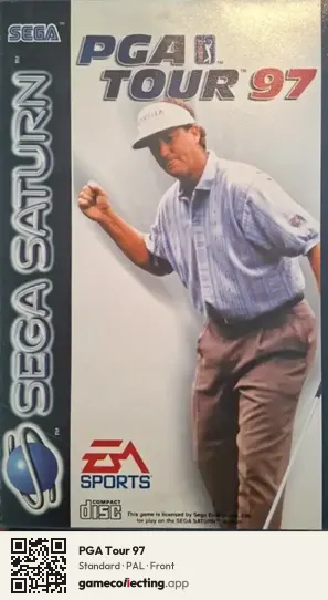 PGA Tour 97 Sega Saturn, PAL box front