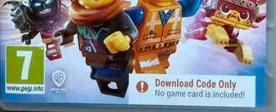 The LEGO Movie 2 Videogame, the PEGI square on its front