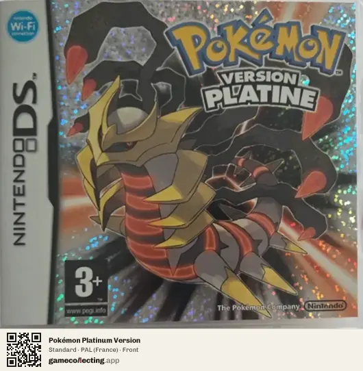 Pokémon Platinum Version Nintendo DS, France box front