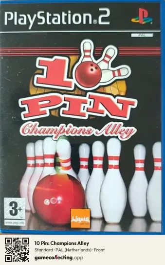 10 Pin: Champions Alley PlayStation 2, Netherlands box front