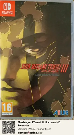 Shin Megami Tensei III: Nocturne HD Remaster Nintendo Switch, Germany box front