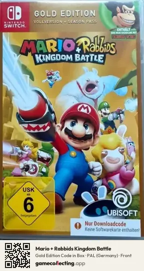 Mario + Rabbids Kingdom Battle Nintendo Switch, Germany box front