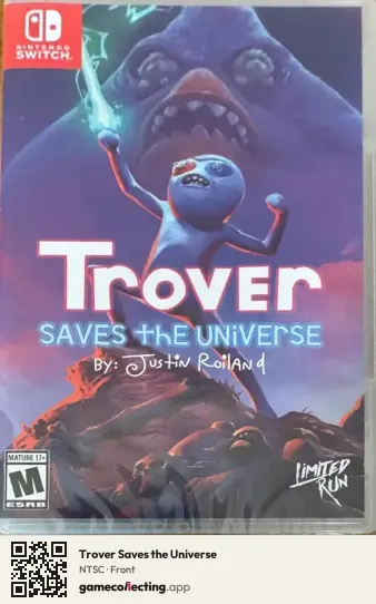 Trover Saves the Universe Nintendo Switch, NTSC box front