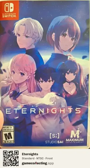 Eternights Nintendo Switch, NTSC box front