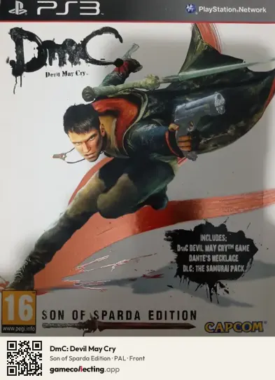 DmC: Devil May Cry PlayStation 3, PAL box front