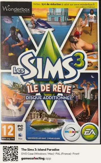 The Sims 3: Island Paradise Computer, France box front
