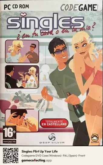 Singles: Flirt Up Your Life Computer, Spain box front