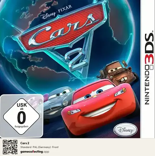 Cars 2 Nintendo 3DS, Germany box front