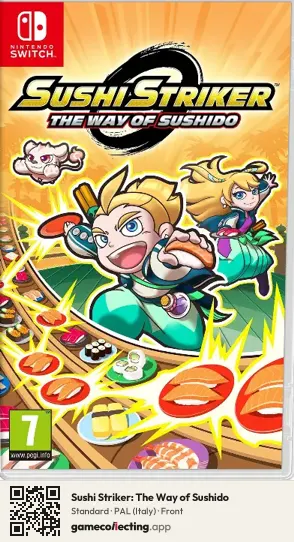Sushi Striker: The Way of Sushido Nintendo Switch, Italy box front