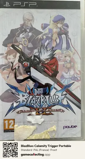 BlazBlue: Calamity Trigger Portable PlayStation Portable, France box front
