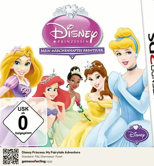 Disney Princess: My Fairytale Adventure Nintendo 3DS, Germany box front