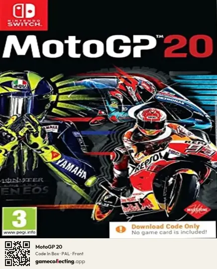 MotoGP 20 Nintendo Switch, PAL box front